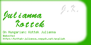 julianna kottek business card